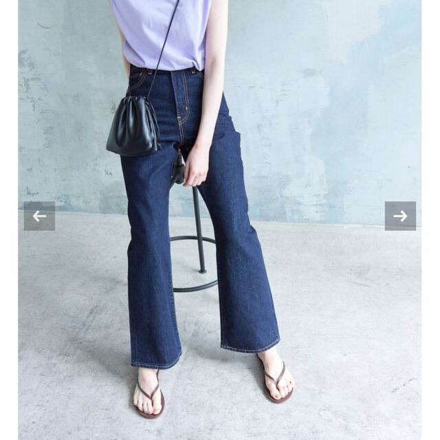 リーバイス×SLOBE IENA別注MATH CLUB FLAREデニムパンツ
