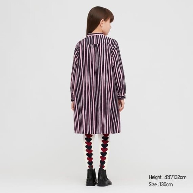 marimekko(マリメッコ)のMarimekko　マリメッコ　フランネル　ワンピース　女の子　ユニクロ　コラボ キッズ/ベビー/マタニティのキッズ服女の子用(90cm~)(ワンピース)の商品写真