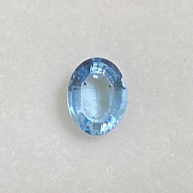 サンタマリアカラー アクアマリン 0.61ct ルース オーバル