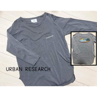 アーバンリサーチ(URBAN RESEARCH)のURBAN RESEARCH Sonny Label バックプリントピグメント(Tシャツ(長袖/七分))