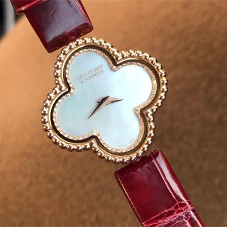 ヴァンクリーフアンドアーペル(Van Cleef & Arpels)のR様専用　ヴァン クリーフ＆アーペル　スイートアルハンブラ　ダイヤウォッチ  (腕時計)