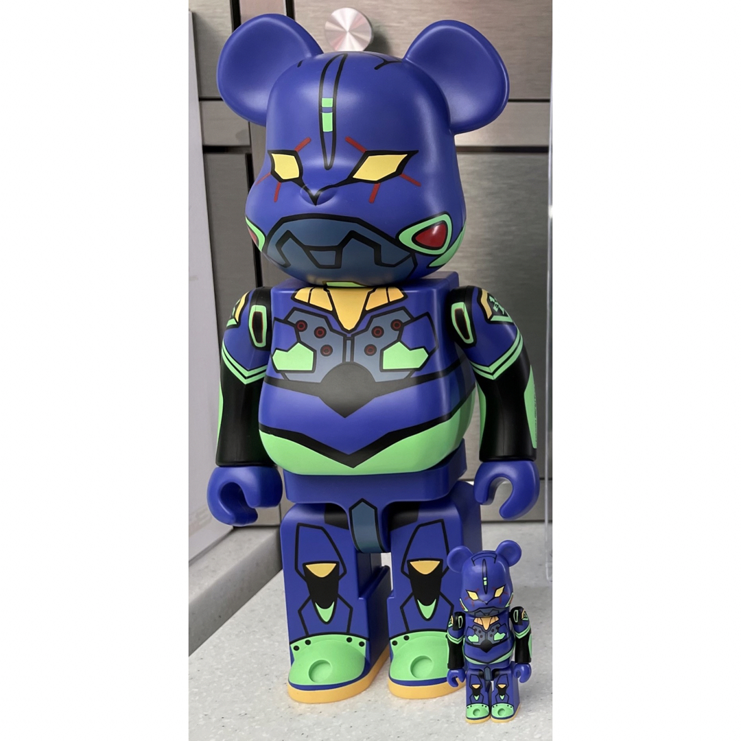 BE@RBRICK エヴァンゲリオン 初号機 新塗装版 100％ & 400％