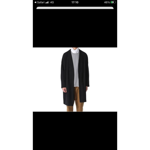 SOPHNET.(ソフネット)のSOPHNET. ソフネット LONG KNIT CARDIGAN 黒 M UE メンズのトップス(ニット/セーター)の商品写真