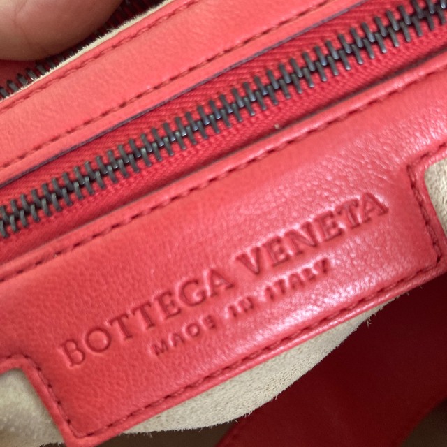 BOTTEGA ボッテガ　トートバッグ　ワンショルダー　レッド