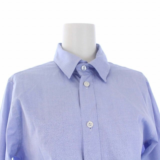 MADISONBLUE(マディソンブルー)のマディソンブルー オックスフォードシャツ ブラウス 長袖 3 L サックス 青 レディースのトップス(シャツ/ブラウス(長袖/七分))の商品写真