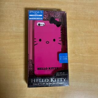 ハローキティ(ハローキティ)の✨値下げ✨新品【日本限定】HELLO KITTYiPhone5ソフトスマホケース(iPhoneケース)