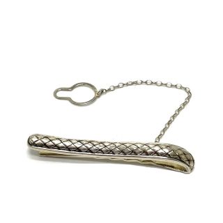 ボッテガヴェネタ(Bottega Veneta)のボッテガヴェネタ BOTTEGA VENETA ファッション小物 イントレチャート アクセサリー タイピン SV925 シルバー(ネクタイピン)