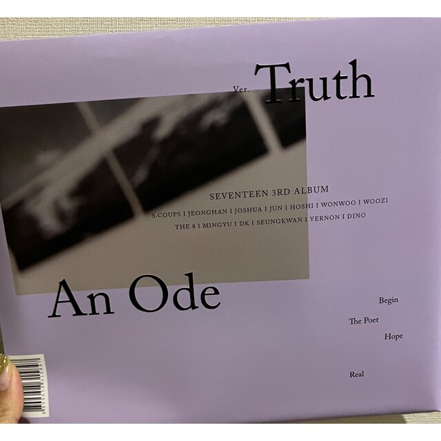seventeen An Ode Truth ver エンタメ/ホビーのCD(K-POP/アジア)の商品写真