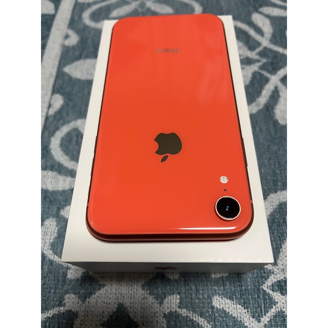 iPhone - iPhone XR 64GB コーラル SIMロック解除済みの通販 by