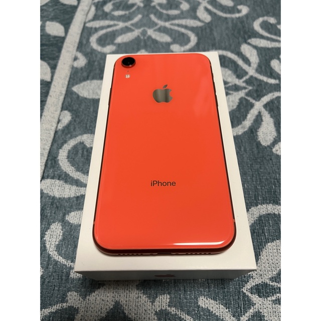 iPhone - iPhone XR 64GB コーラル SIMロック解除済みの通販 by