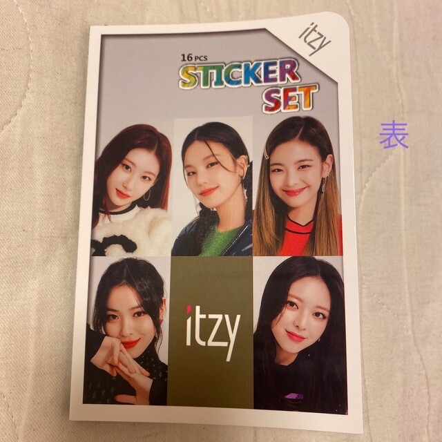 itzy ラキドロ　ステッカー　チェリョン