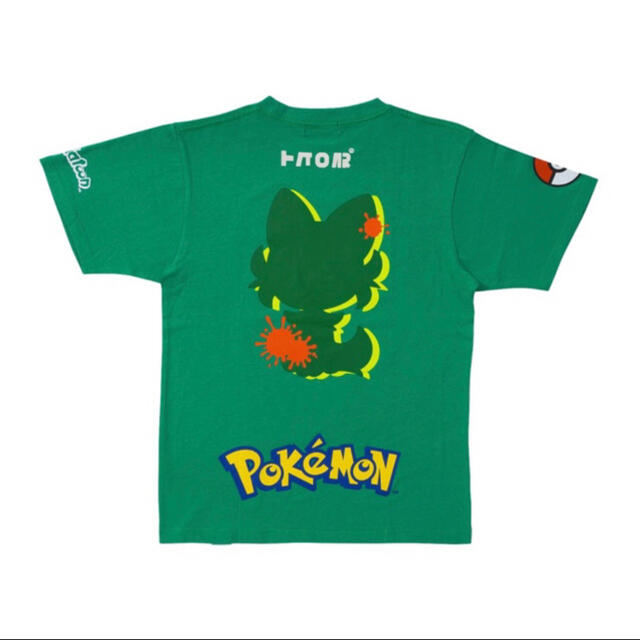 ポケモン(ポケモン)のSplatoon×Pokémon コラボフェスT【クサ】 レディースのトップス(Tシャツ(半袖/袖なし))の商品写真