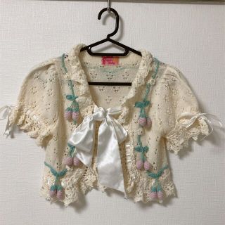 アンジェリックプリティー(Angelic Pretty)のAngelicPretty 透かし編みニットボレロ(ボレロ)