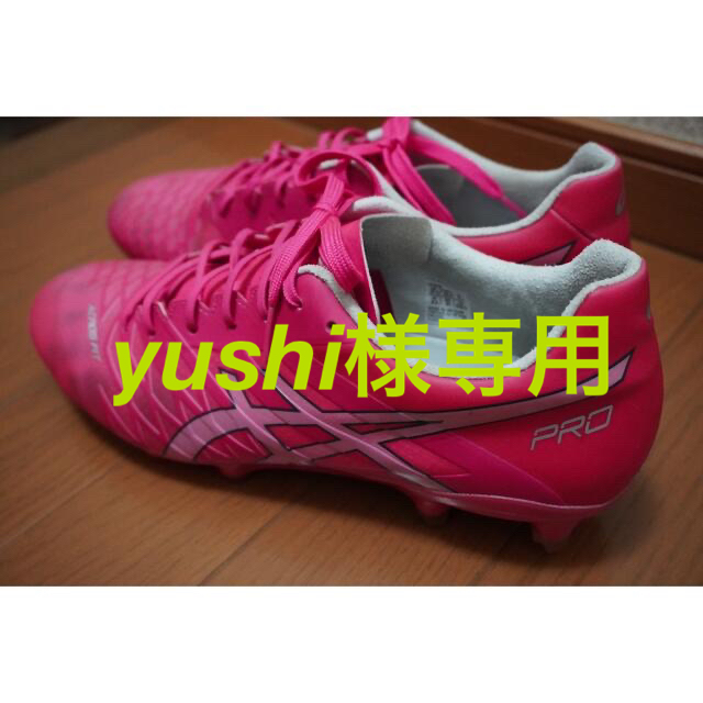 asics   DS LIGHT ACROS PRO ピンク .5cmの通販 by しみやす's shop