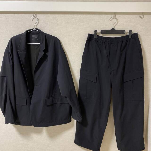 DAIWA(ダイワ)の【美品】daiwa pier39 セットアップ BLACK M メンズのパンツ(ワークパンツ/カーゴパンツ)の商品写真