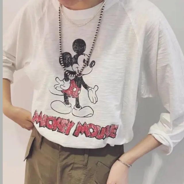 新品 fRAMeWORK MICKEY / ヴィンテージラグラン