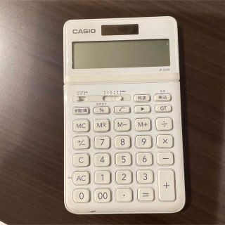 カシオ(CASIO)のCASIO 電卓　ホワイト　JF-Ｓ200 無印(オフィス用品一般)