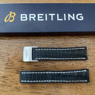 ブライトリング(BREITLING)のブライトリング 純正クロコベルト & 純正Dバックル 22-20 箱付(その他)