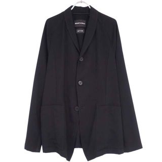 エンポリオアルマーニ(Emporio Armani)の美品 エンポリオアルマーニ EMPORIO ARMANI ジャケット テーラードジャケット ショールカラー アウター メンズ 48(Ｍ相当) ブラック(テーラードジャケット)