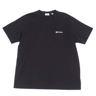 バーバリー(BURBERRY)のバーバリー BURBERRY Tシャツ ロゴ プリント クルーネック メンズ 半袖 ショートスリーブ トップス M ブラック(Tシャツ/カットソー(半袖/袖なし))