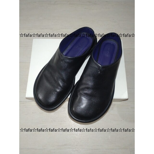 TODAYFUL(トゥデイフル)の【美品】人気完売 TODAYFUL Slide Leather Shoes 37 レディースの靴/シューズ(ブーツ)の商品写真