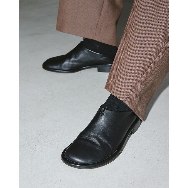 TODAYFUL(トゥデイフル)の【美品】人気完売 TODAYFUL Slide Leather Shoes 37 レディースの靴/シューズ(ブーツ)の商品写真