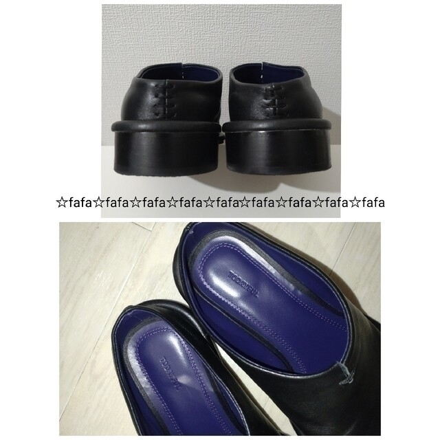 TODAYFUL(トゥデイフル)の【美品】人気完売 TODAYFUL Slide Leather Shoes 37 レディースの靴/シューズ(ブーツ)の商品写真