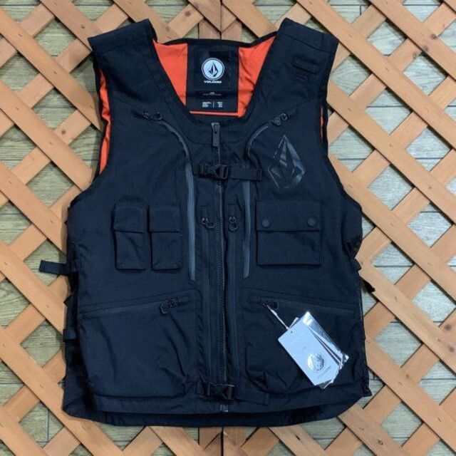 VOLCOMボルコム【IGUCHI SLACK VEST】黒M バックカントリーウエア/装備