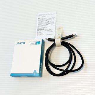 アイフォーン(iPhone)の未使用品！ Anker PowerLine III Flow USB-Cケーブル(バッテリー/充電器)