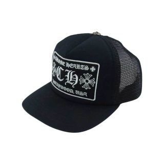 クロムハーツ(Chrome Hearts)のCHROME HEARTS クロムハーツ（原本無） 帽子 TRUCKER CAP CH トラッカー ブラック系 53-60【中古】(その他)