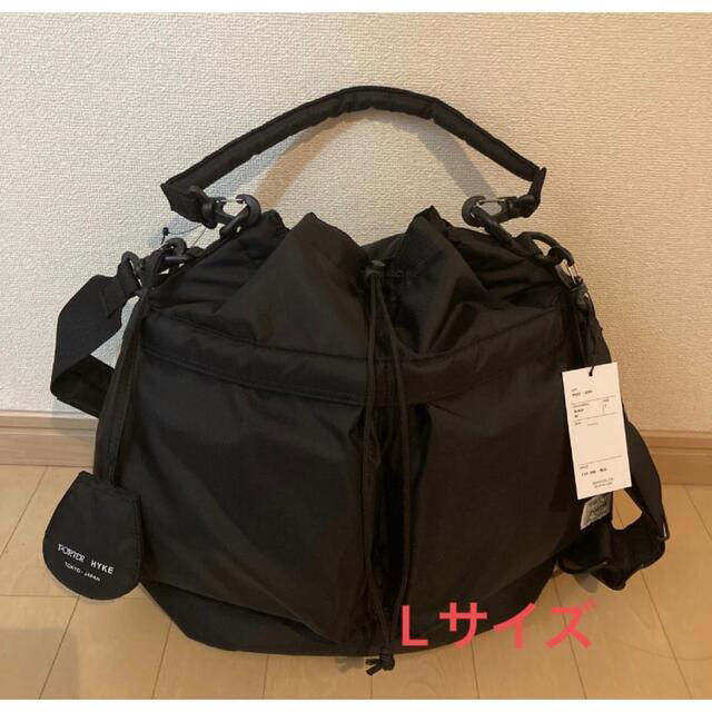 PORTER×HYKE 2WAY TOOL BAG (LARGE) BLACK