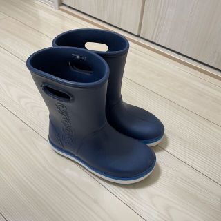 クロックス(crocs)のミッキー様専用:美品　クロックスレインブーツ20センチ(長靴/レインシューズ)