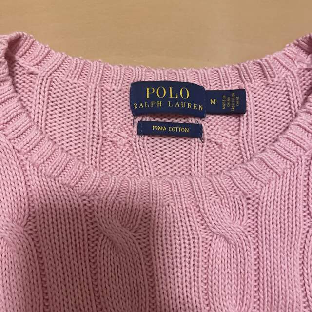 POLO RALPH LAUREN - ラルフローレン ケーブルニット ピンクの通販 by