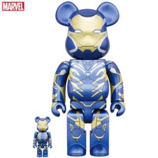 ベアブリック(BE@RBRICK)の【最安】BE@RBRICK IRON MAN RESCUE 100％ & 400(フィギュア)