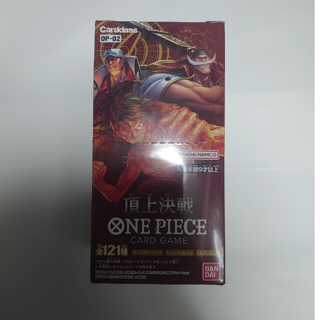 BANDAI - ワンピースONE PIECEカードゲーム 頂上決戦2BOX 新品 未開封