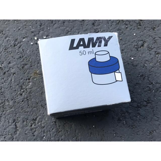 LAMY(ラミー)の値下げ LAMY ボトルインク・ブルーブラック50ml インテリア/住まい/日用品の文房具(ペン/マーカー)の商品写真