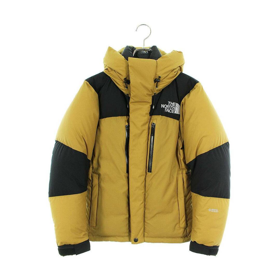 THE NORTH FACE ダウンジャケット/ダウンベスト L 黄x黒 - ダウン