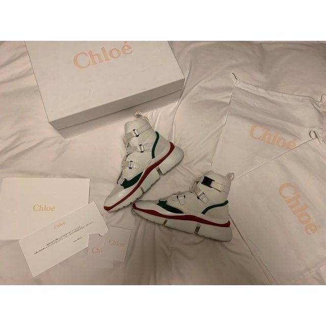 Chloe(クロエ)のChloe ハイカットスニーカー　38  ¥100500 レディースの靴/シューズ(スニーカー)の商品写真