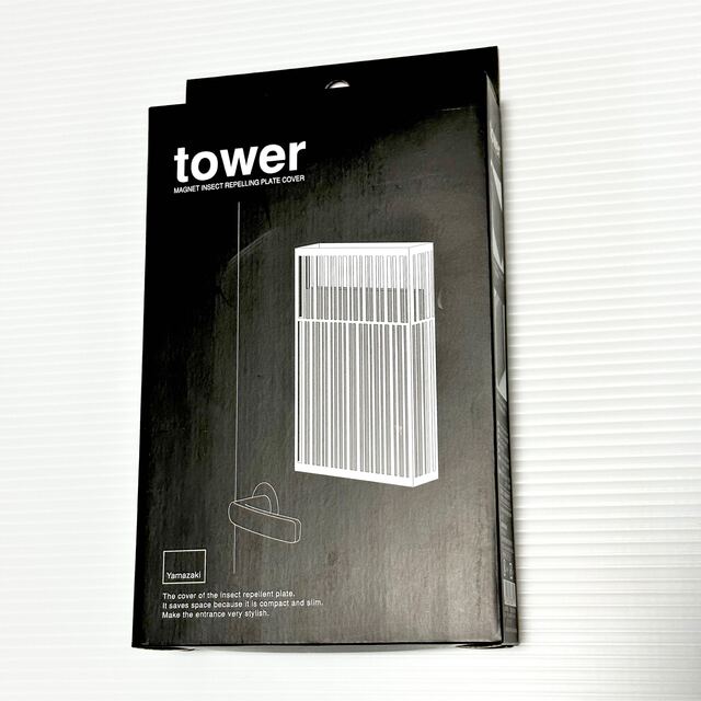 未使用品！ tower タワー 山崎実業 虫除け ケース カバー ブラック 黒