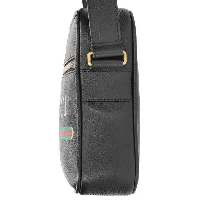 Gucci(グッチ)のグッチ 523591 ロゴプリントレザーショルダーバッグ メンズ メンズのバッグ(ショルダーバッグ)の商品写真