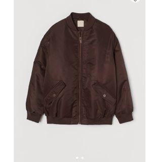 エイチアンドエム(H&M)の美品✨H&Ｍ　フライトジャケット(ブルゾン)