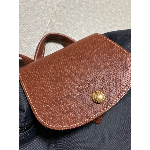 LONGCHAMP(ロンシャン)の【美品】LONGCHAMP バッグパック リュック ガンメタル グレー レディースのバッグ(リュック/バックパック)の商品写真