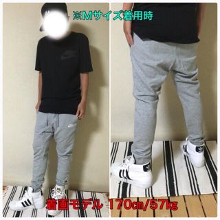 【Mサイズ】新品 NIKE ナイキ レトロロゴ カフ ジョガーパンツ グレー