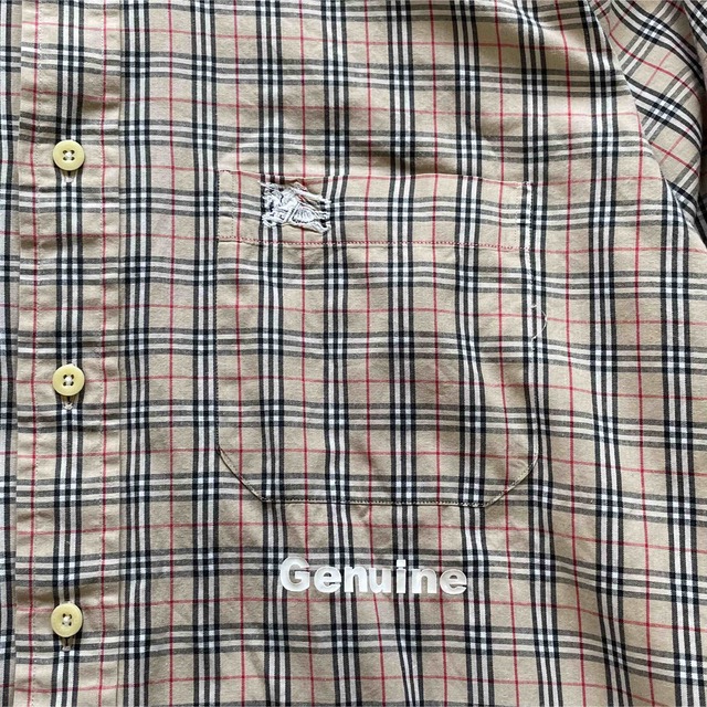 BURBERRY(バーバリー)のBURBERRY バーバリー ビンテージ ノバチェック チェックシャツ ロゴ刺繍 メンズのトップス(シャツ)の商品写真