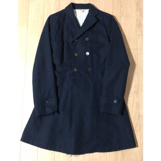 海外花系 【上質】45R メルトンウールコート ショールカラー ダブル
