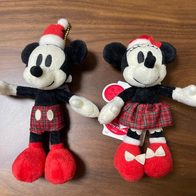 Disney(ディズニー)のクリスマス　ミッキーミニー エンタメ/ホビーのおもちゃ/ぬいぐるみ(キャラクターグッズ)の商品写真