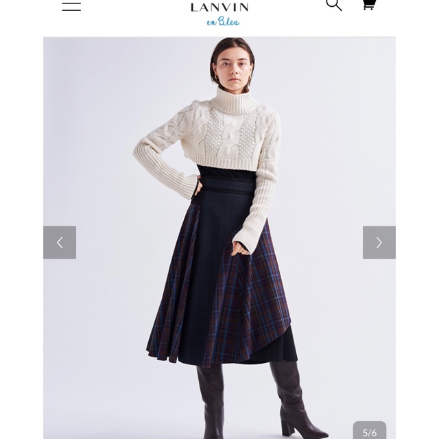 LANVIN en Bleu(ランバンオンブルー)の【新品未使用】スカート #ランバンオンブルー #アナイ #アローズ #ビームス レディースのスカート(ロングスカート)の商品写真