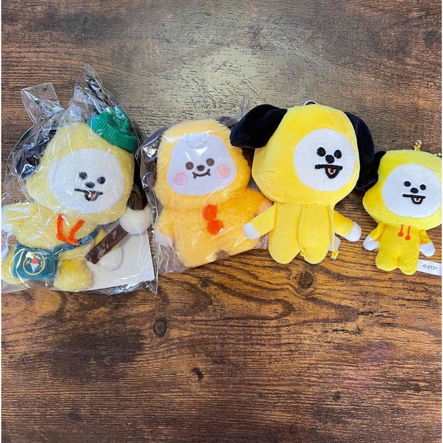 TATA チミー　ぬいぐるみ　BTS BT21 4点セット