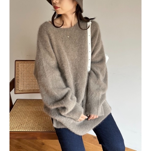 ENFOLD LINE WIDE PULLOVER 2022FW ネイビー