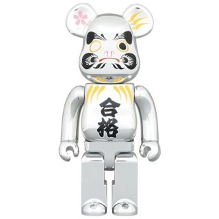 メディコムトイ(MEDICOM TOY)のBE@RBRICK 達磨 合格 銀メッキ 400％(その他)